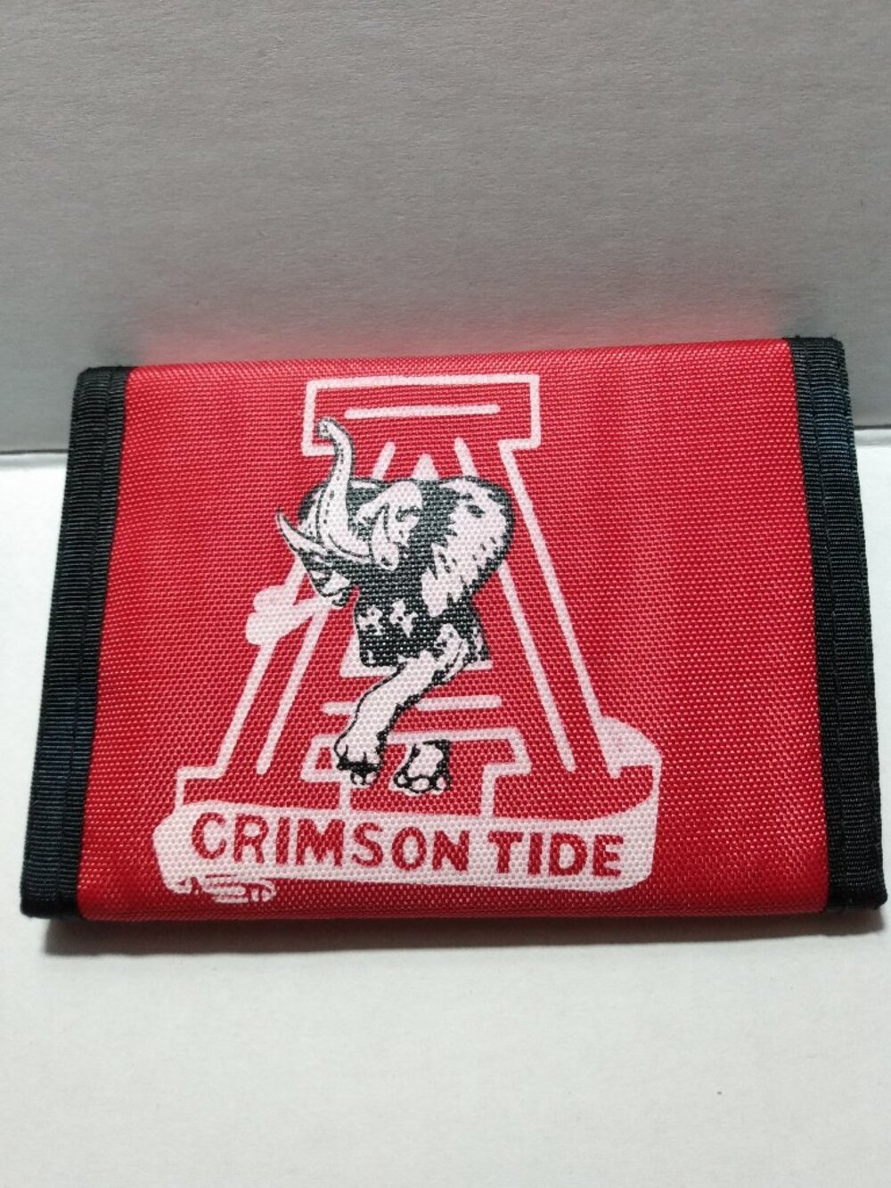 Crimson Tide Alabama Vintage 80’s Red Nylon Wallet ~ New